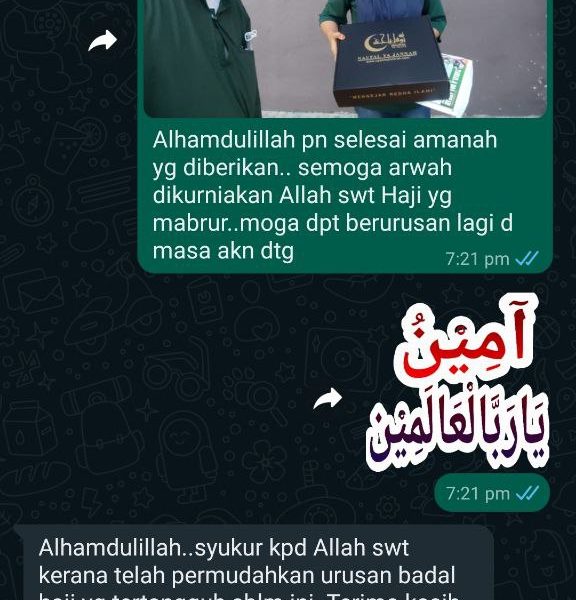 Testimoni Badal Haji Upah Haji 2023 Naufal Ya Jannah Resources 10