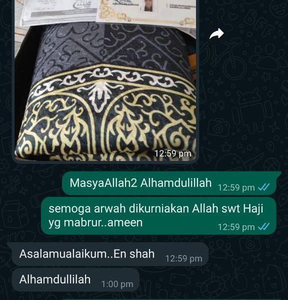 Testimoni Badal Haji Upah Haji 2023 Naufal Ya Jannah Resources 13