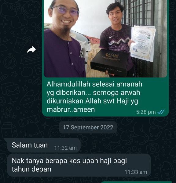 Testimoni Badal Haji Upah Haji 2023 Naufal Ya Jannah Resources 14