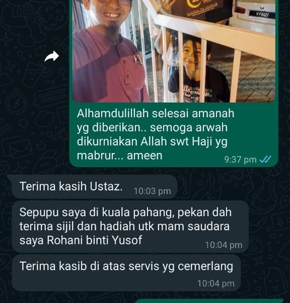 Testimoni Badal Haji Upah Haji 2023 Naufal Ya Jannah Resources 17