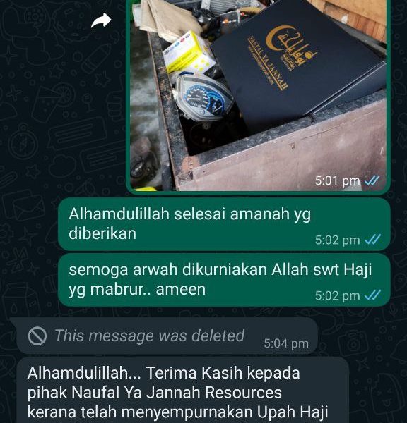 Testimoni Badal Haji Upah Haji 2023 Naufal Ya Jannah Resources 26