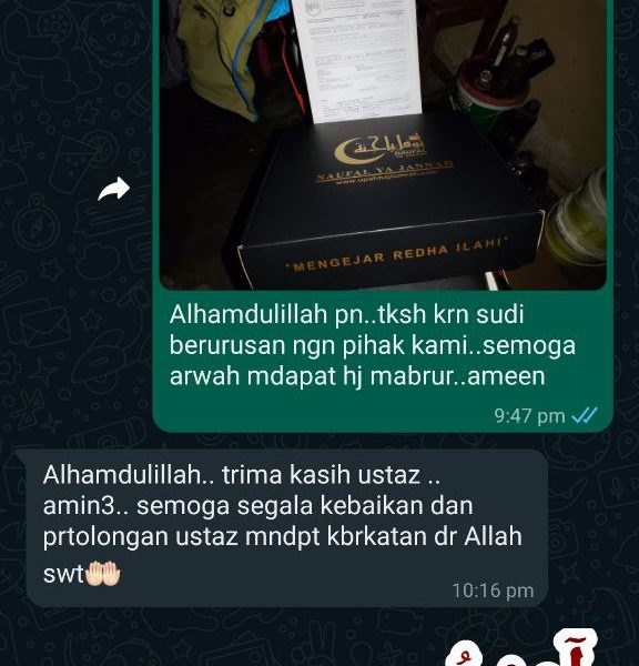 Testimoni Badal Haji Upah Haji 2023 Naufal Ya Jannah Resources