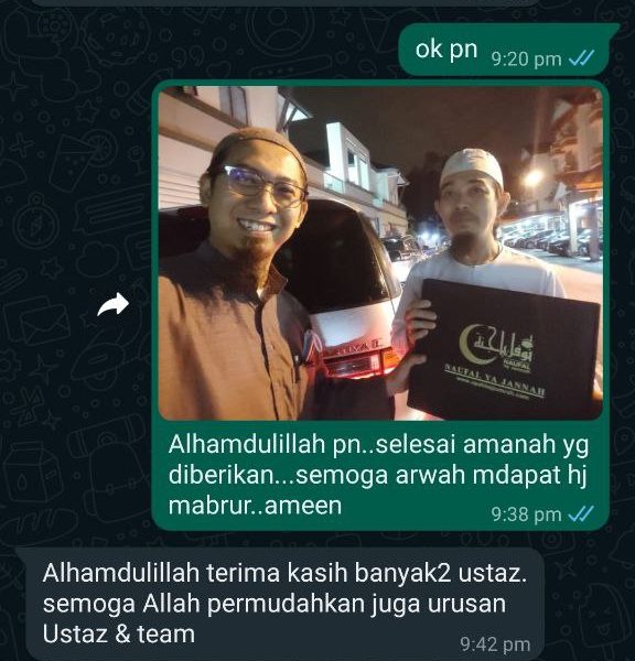 Testimoni Badal Haji Upah Haji 2023 Naufal Ya Jannah Resources 7